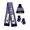 Baltimore Ravens NFL Snow Stealer Cold Weather Set