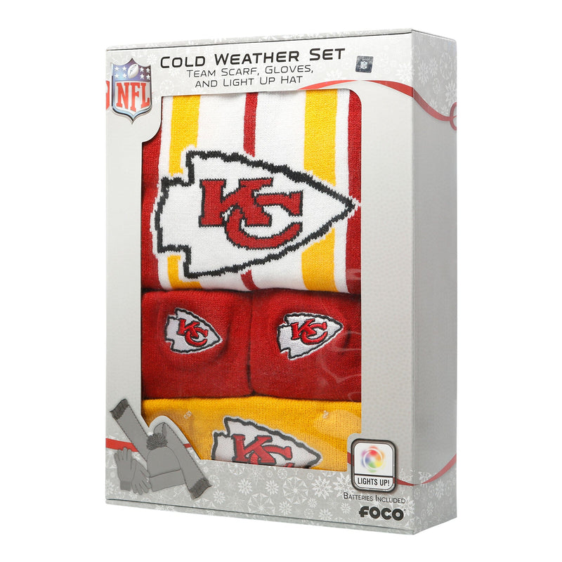 San Francisco 49ers Snow Stealer Cold Weather Set FOCO