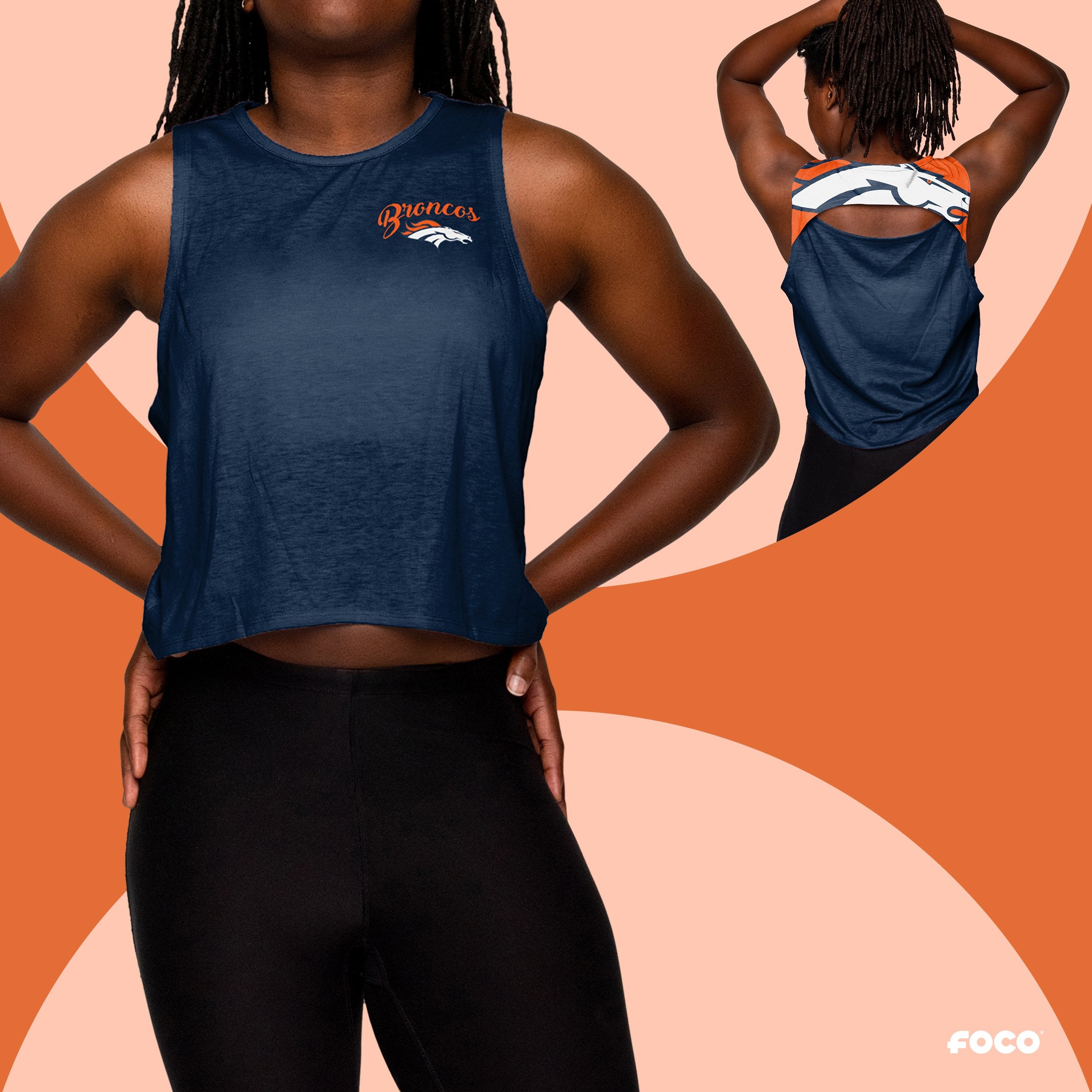 Houston Astros Womens Team Twist Sleeveless Top FOCO