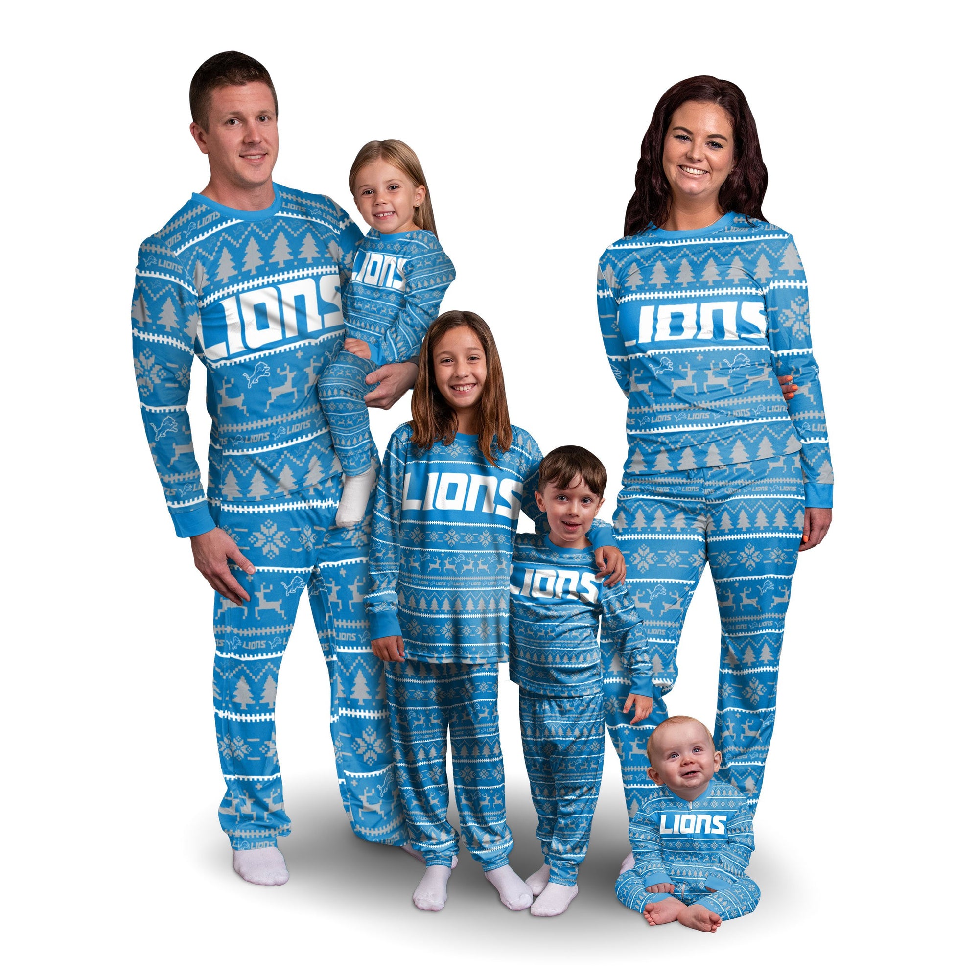 Detroit Lions Family Pajamas