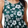 Michigan State Spartans NCAA Womens Fan Favorite Floral Sundress