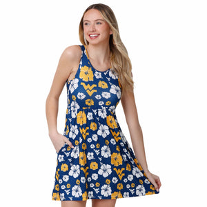 West Virginia Mountaineers NCAA Womens Fan Favorite Floral Sundress