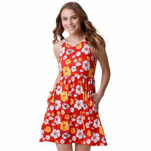 Kansas City Chiefs NFL Womens Fan Favorite Floral Sundress