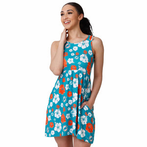 Miami Dolphins NFL Womens Fan Favorite Floral Sundress
