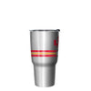 Kansas City Chiefs NFL Super Bowl LVII Champions Metallic Team Stripe 27 oz Stainless Steel Tumbler
