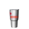 Kansas City Chiefs NFL Super Bowl LVII Champions Metallic Team Stripe 27 oz Stainless Steel Tumbler