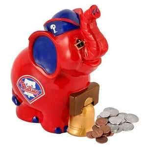 Philadelphia Phillies Thematic 9" Resin Elephant Bank