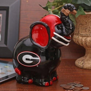 Georgia Thematic 9" Resin Elephant Bank