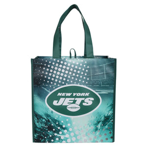 New York Jets NFL 4 Pack Reusable Shopping Bag