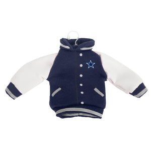 Dallas Cowboys NFL Fabric Varsity Jacket Ornament