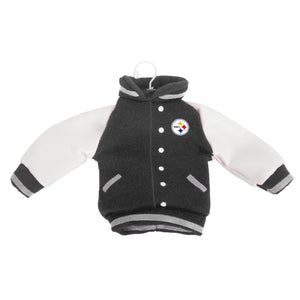 Pittsburgh Steelers NFL Fabric Varsity Jacket Ornament
