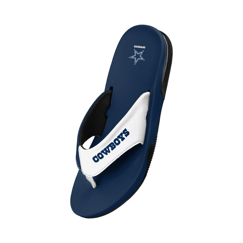 Dallas Cowboys NFL Mens Team Color Contour Flip Flops