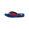 New York Giants NFL Mens Team Color Contour Flip Flops