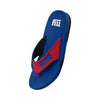 New York Giants NFL Mens Team Color Contour Flip Flops