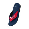 New England Patriots NFL Mens Team Color Contour Flip Flops