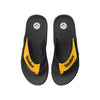 Pittsburgh Steelers NFL Mens Team Color Contour Flip Flops