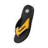 Pittsburgh Steelers NFL Mens Team Color Contour Flip Flops