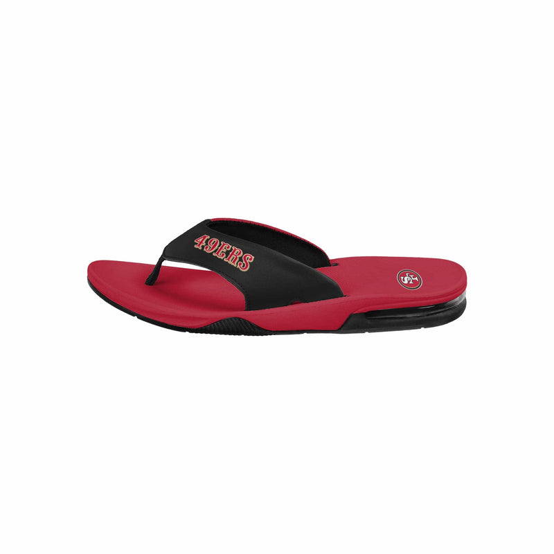 Lids San Francisco 49ers FOCO Color Pop Flip Flop Sandals