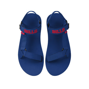 Buffalo Bills NFL Mens Solid Strap Sandal