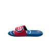 Chicago Cubs MLB Mens Colorblock Big Logo Gel Slide