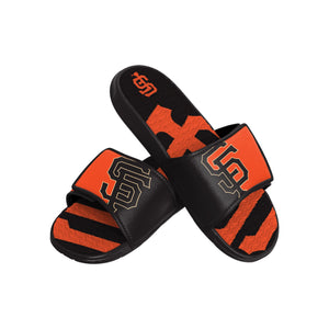San Francisco Giants MLB Mens Colorblock Big Logo Gel Slide