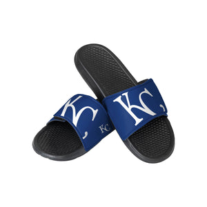 Kansas City Royals MLB Mens Cropped Big Logo Slide