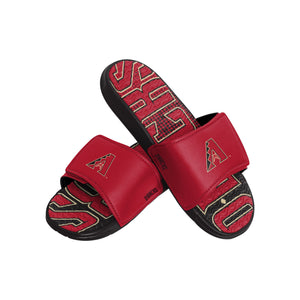 Arizona Diamondbacks MLB Mens Gradient Wordmark Gel Slide