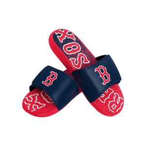 Boston Red Sox MLB Mens Gradient Wordmark Gel Slide