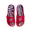 Washington Nationals MLB Mens Gradient Wordmark Gel Slide