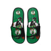 Boston Celtics NBA Mens Colorblock Big Logo Gel Slides