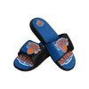 New York Knicks NBA Mens Colorblock Big Logo Gel Slides