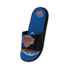 New York Knicks NBA Mens Colorblock Big Logo Gel Slides