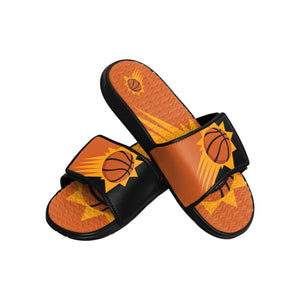 Phoenix Suns NBA Mens Colorblock Big Logo Gel Slides