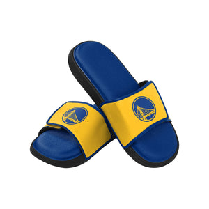 Golden State Warriors NBA Mens Foam Sport Slide Sandals