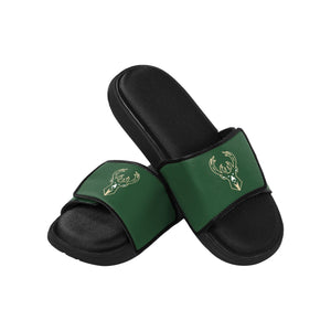 Milwaukee Bucks NBA Mens Foam Sport Slide Sandals