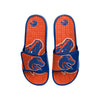 Boise State Broncos NCAA Mens Colorblock Big Logo Gel Slides