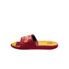 Iowa State Cyclones NCAA Mens Colorblock Big Logo Gel Slides