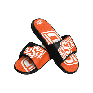 Oklahoma State Cowboys NCAA Mens Colorblock Big Logo Gel Slides