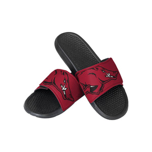 Arkansas Razorbacks NCAA Mens Cropped Big Logo Slide
