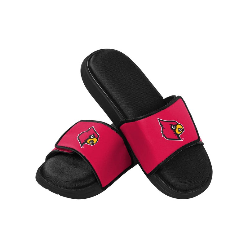 Louisville Cardinals NCAA Mens Team Logo Moccasin Slippers
