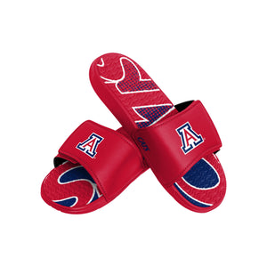 Arizona Wildcats NCAA Mens Gradient Wordmark Gel Slide