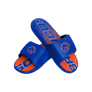 Boise State Broncos NCAA Mens Gradient Wordmark Gel Slide