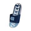 North Carolina Tar Heels NCAA Mens Gradient Wordmark Gel Slide