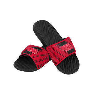 Nebraska Cornhuskers NCAA Mens Legacy Velcro Sport Slide
