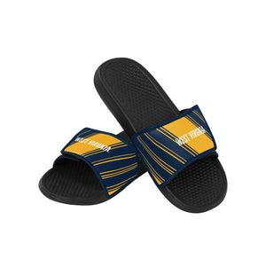 West Virginia Mountaineers NCAA Mens Legacy Velcro Sport Slide