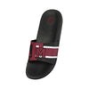 Texas A&M Aggies NCAA Mens Striped Big Logo Raised Slide