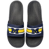 Michigan Wolverines NCAA Mens Stripe Legacy Sport Slides