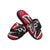 Atlanta Falcons NFL Mens Colorblock Big Logo Gel Slides