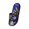 Baltimore Ravens NFL Mens Colorblock Big Logo Gel Slides