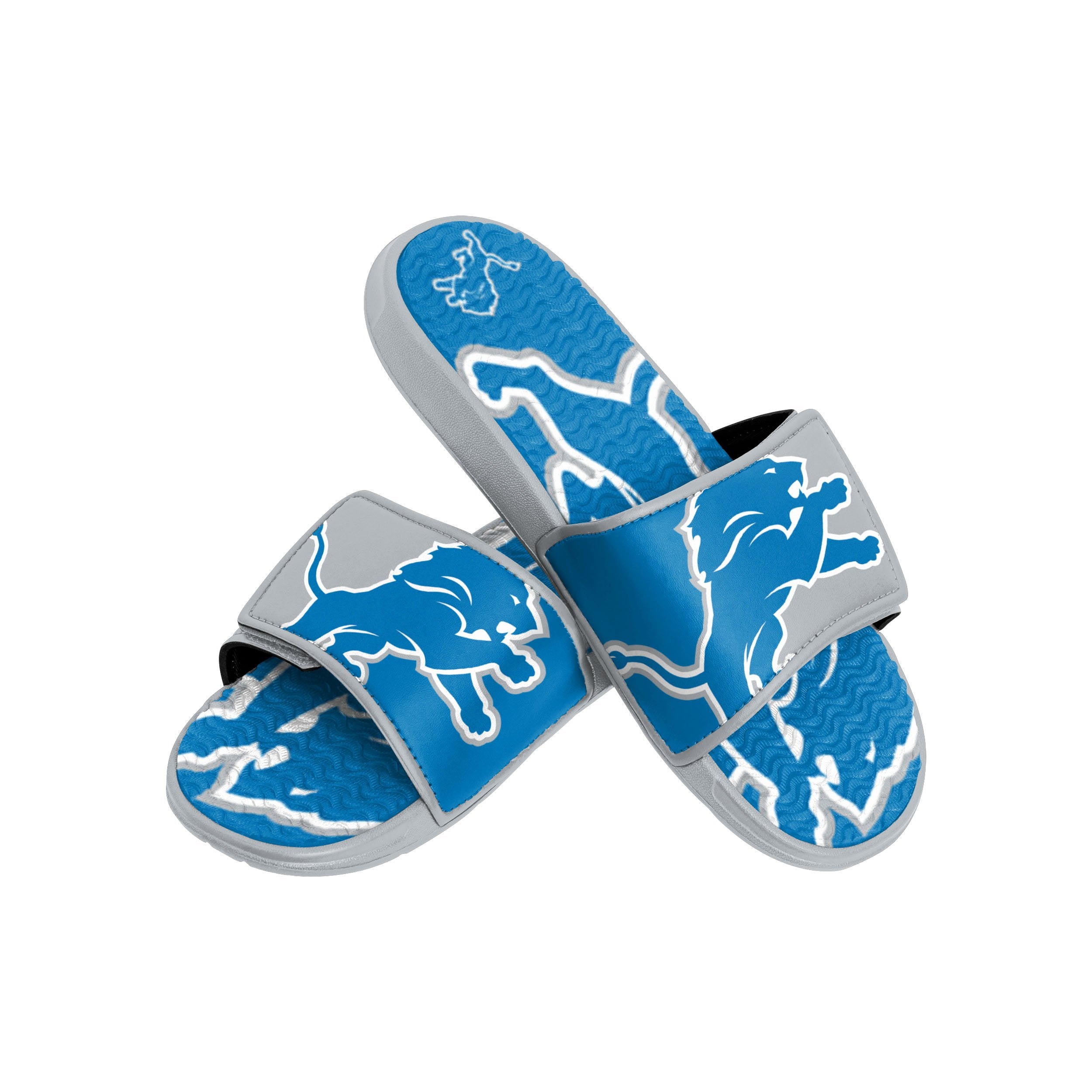 Detroit Lions Men's Big Logo Gel Slide 22 / M